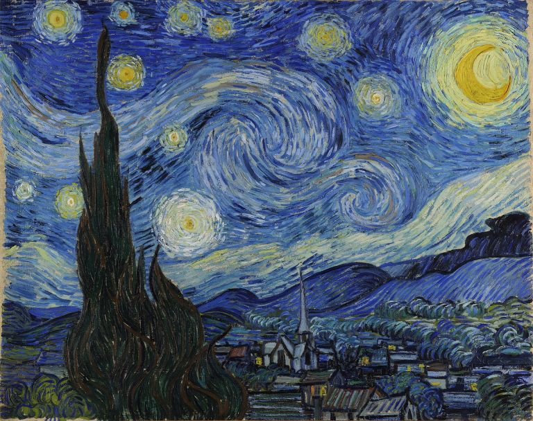 Sternennacht, Vincent van Gogh, gemeinfrei