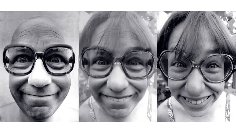 Face morphing generates a single blended image from two (or more) faces.