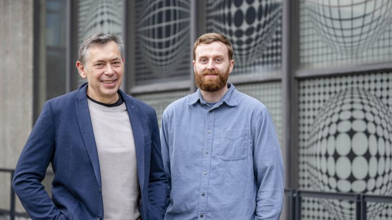 Dirk Jancke (links) und Callum White haben für das Paper zusammengearbeitet.